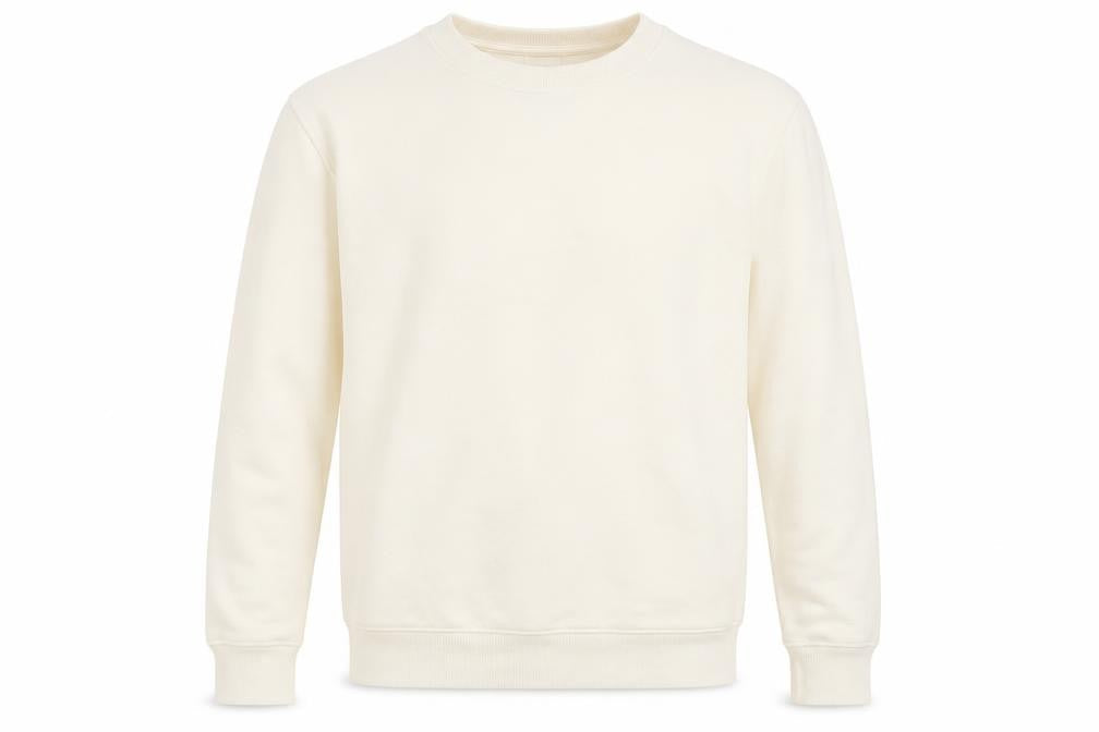 River Island Unisex White Pullover Sweatshirt - Medium
