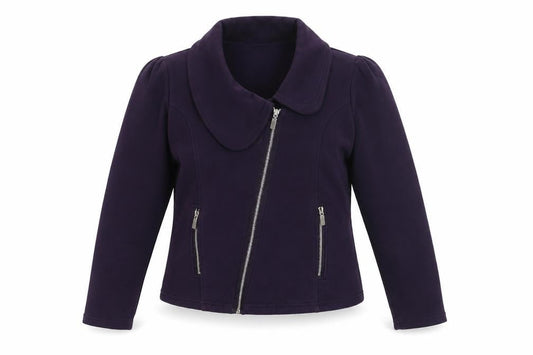 Marks & Spencer Women's Purple Motorcycle Jacket M