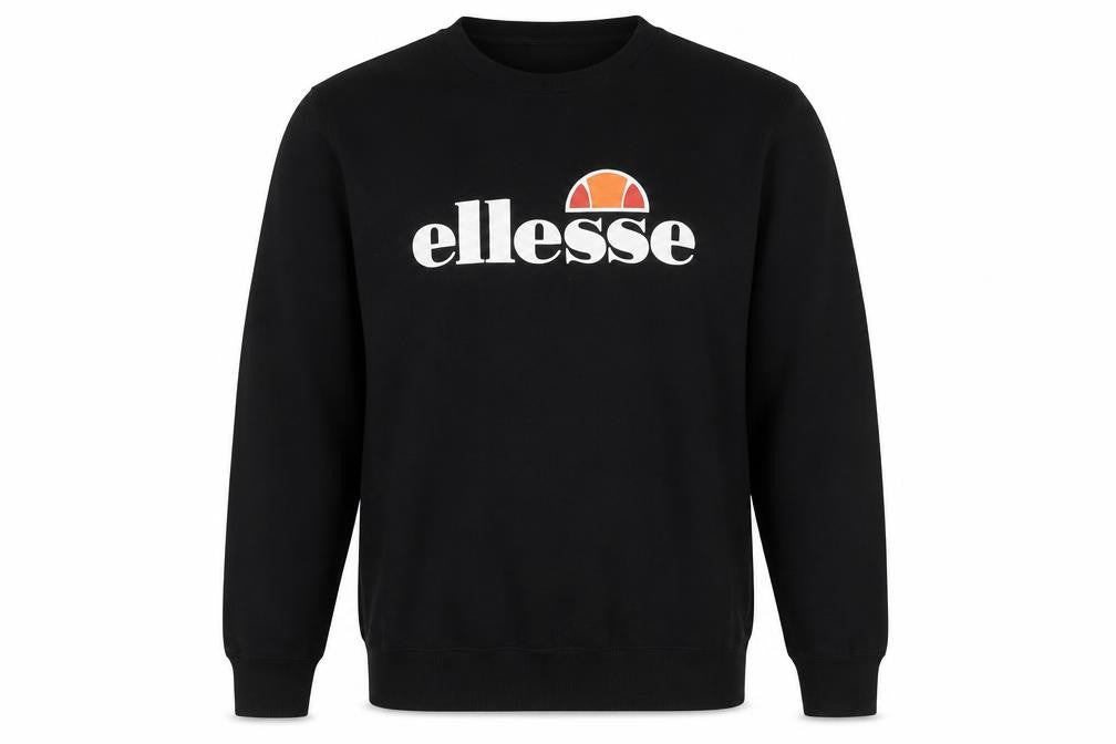 Ellesse Black Unisex Sweatshirt Size 12 Pullover Logo