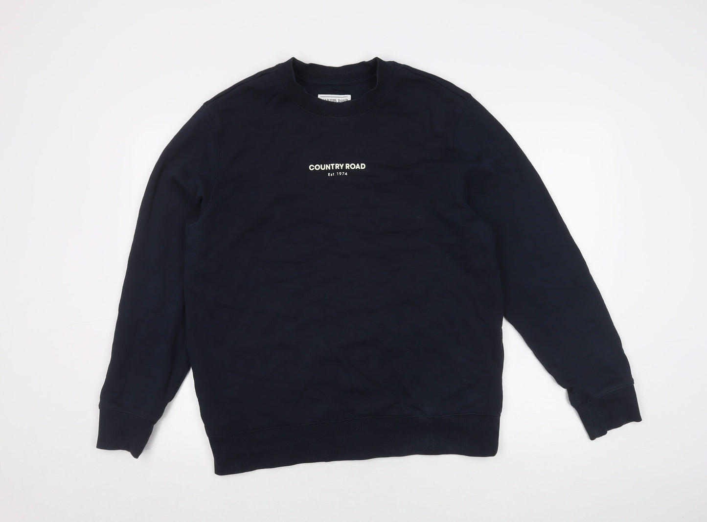 Country Road Men's Blue Pullover Sweatshirt M