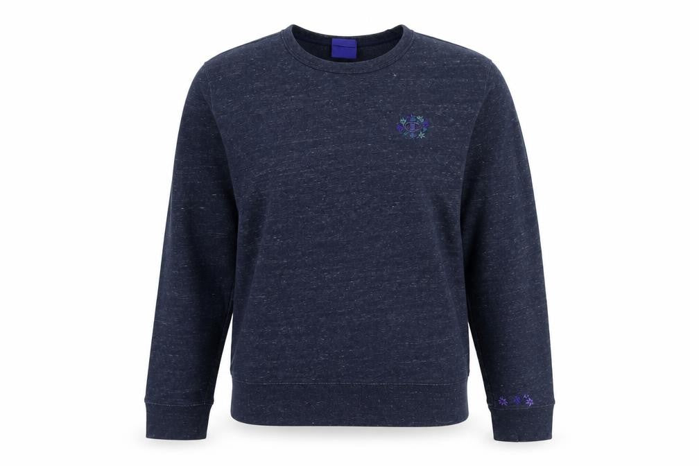 Champion Unisex Blue Pullover Sweatshirt M