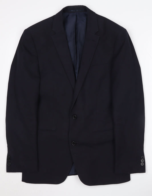 Debenhams Men's Blue Blazer 36 Regular Fit Business