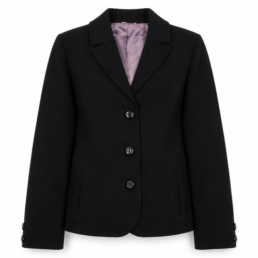 Hobbs Women’s Black Blazer Size 10 with Notch Lapels