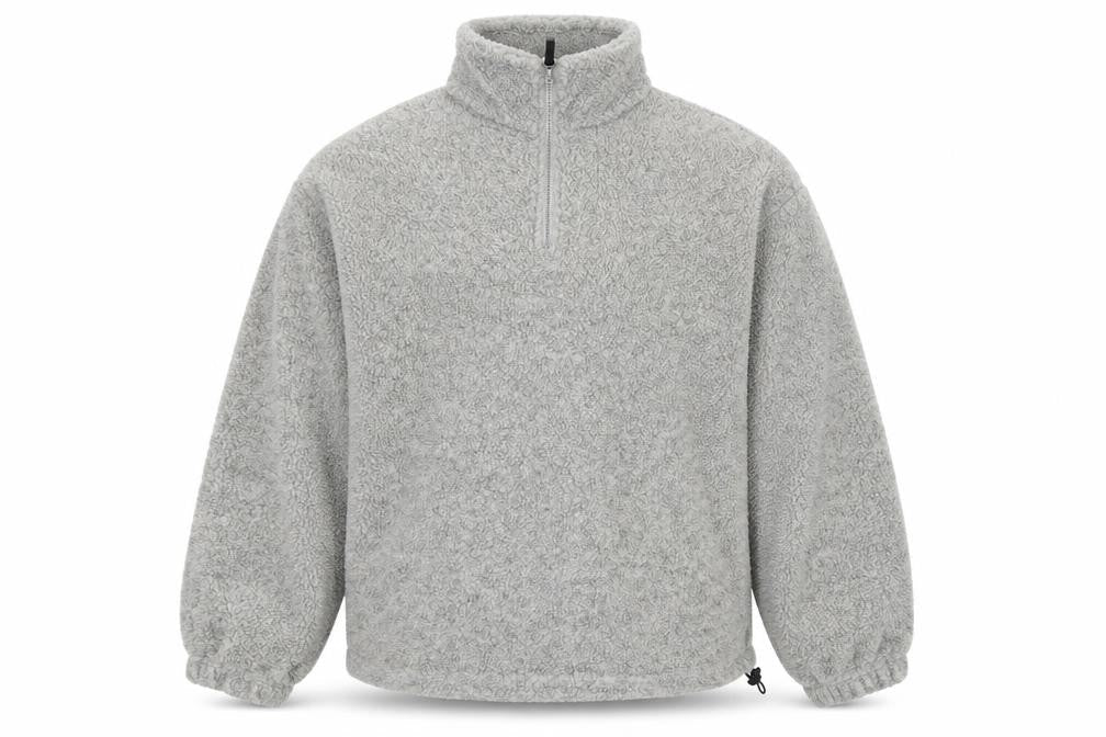XPLICIT Men's Grey Pullover Sweatshirt XL Zip