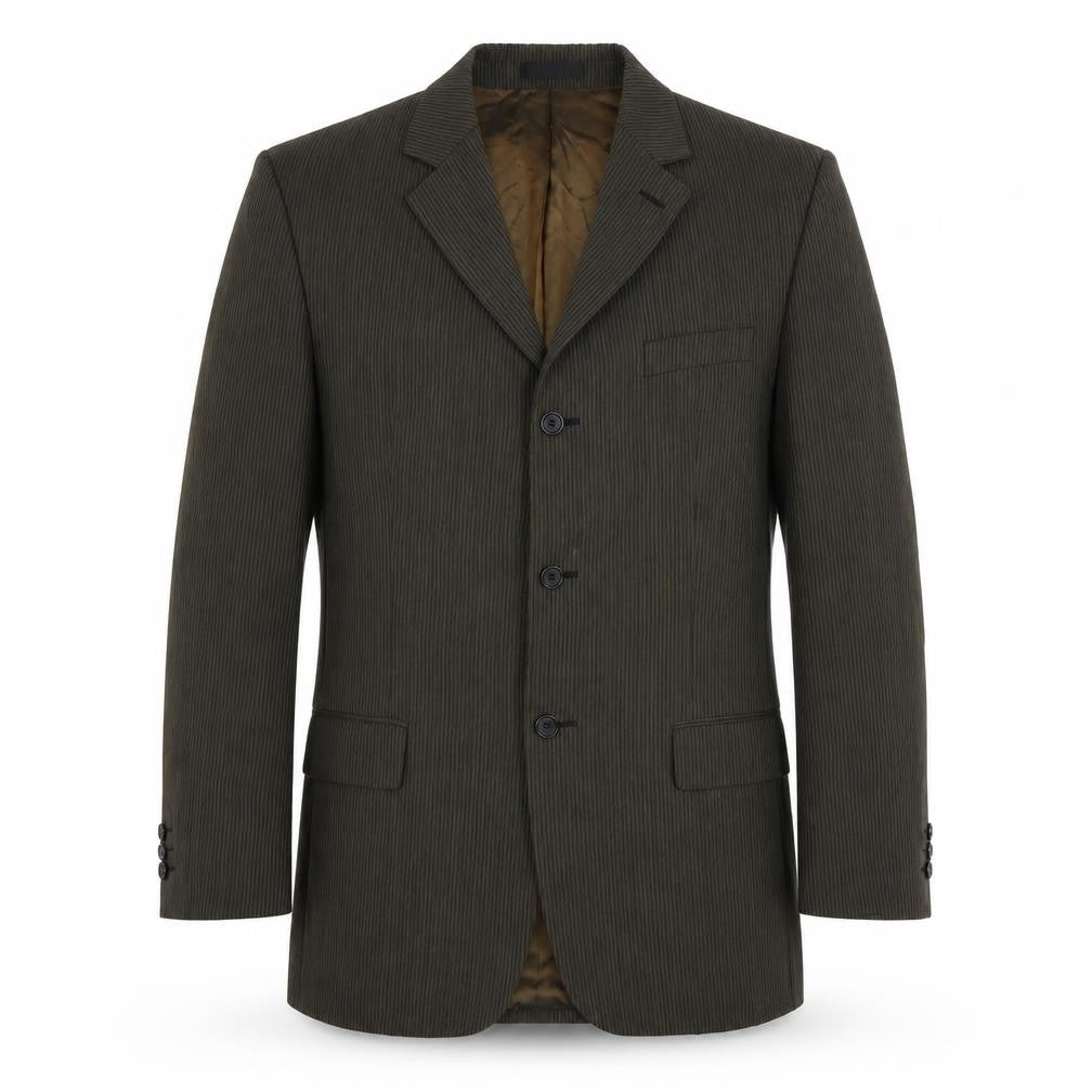 Ciro Citterio Men's Brown Striped Blazer 40L