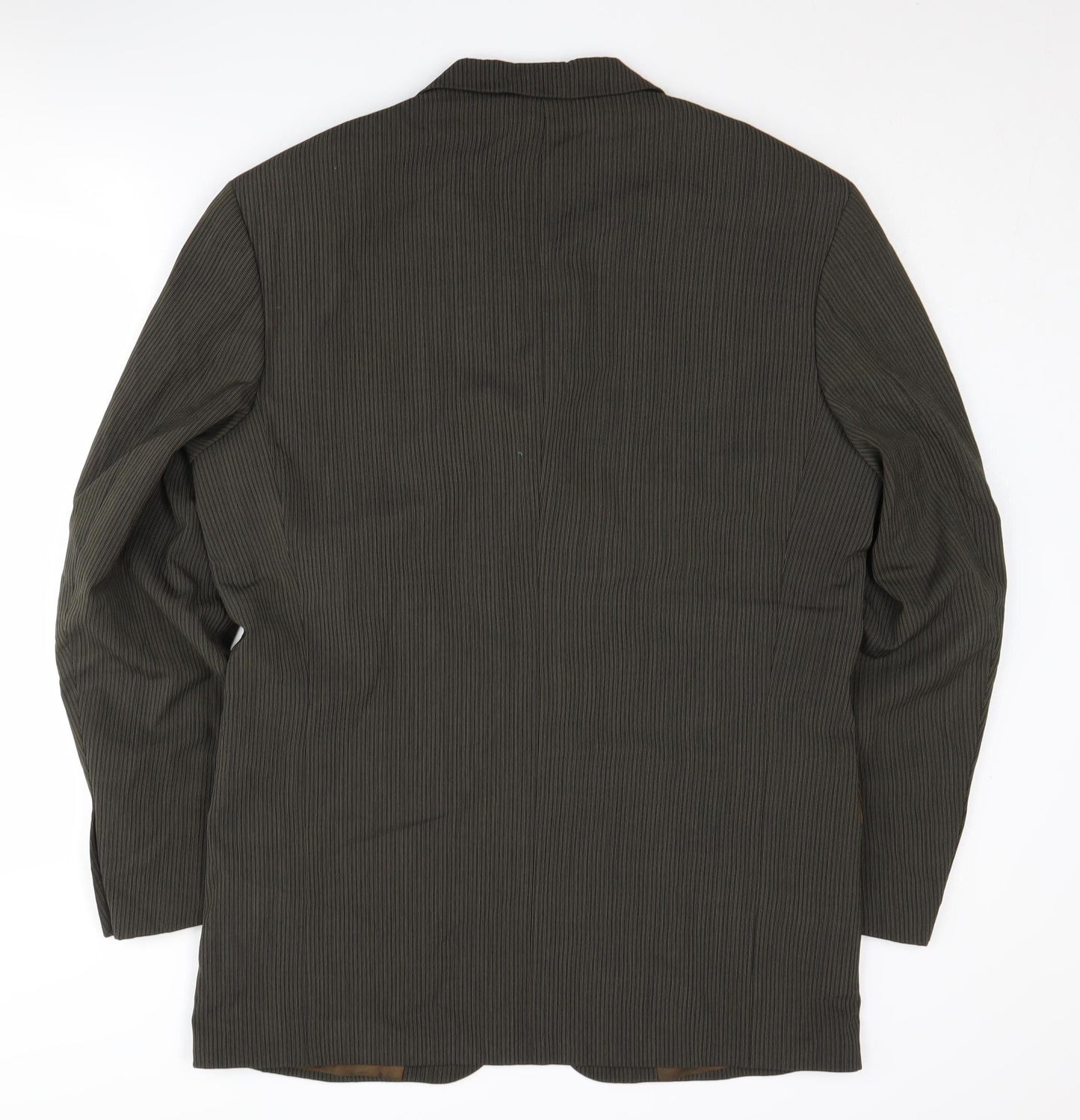 Ciro Citterio Men's Brown Striped Blazer 40L
