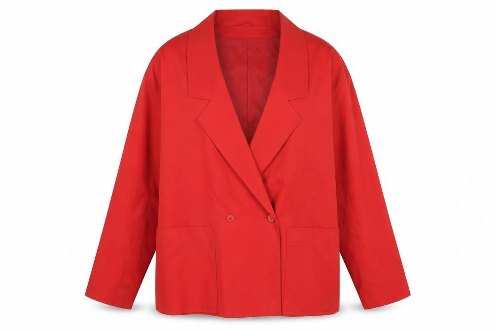 Planet Red Women's Blazer Size 12 Classic Notch Lapel