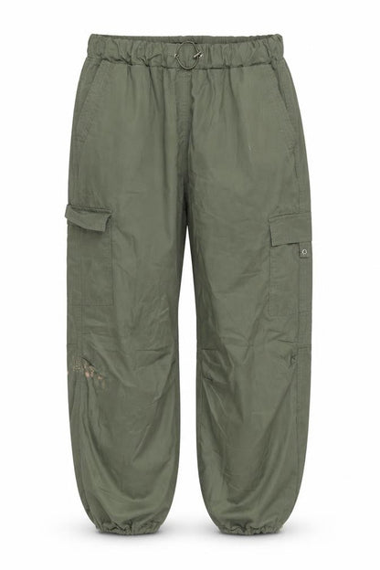 Next Womens Cargo Trousers Green Medium Cotton Casual