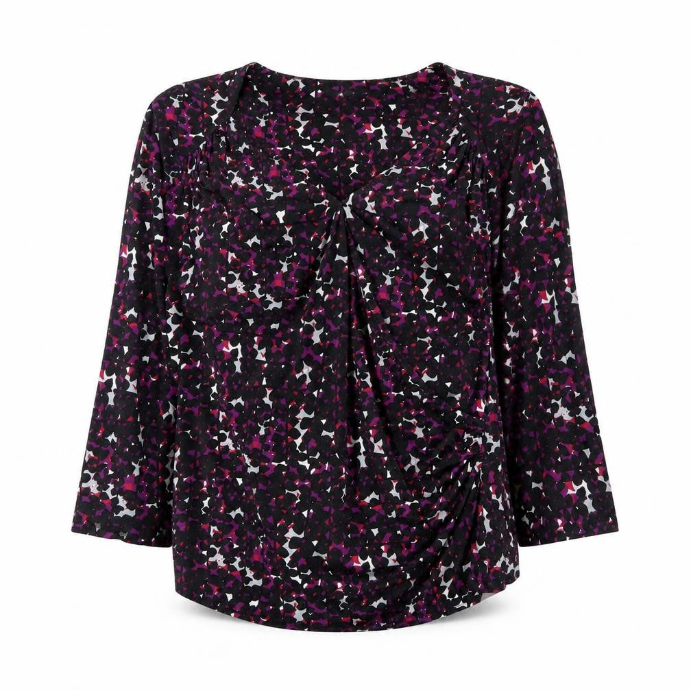 Country Casuals Petite Multicoloured Blouse - Women's Long Sleeve M