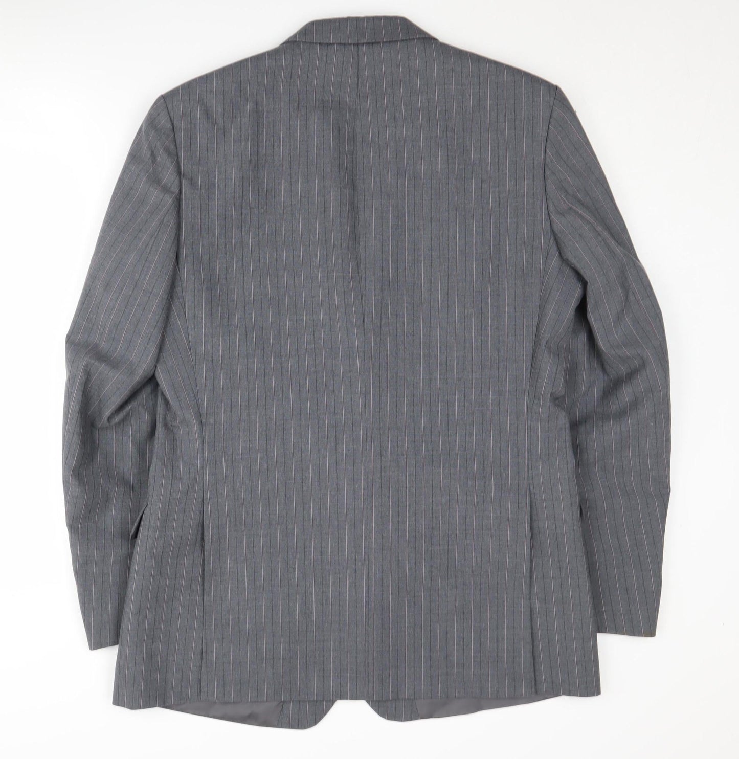 St Michael Men's Grey Single-Breasted Blazer 42R