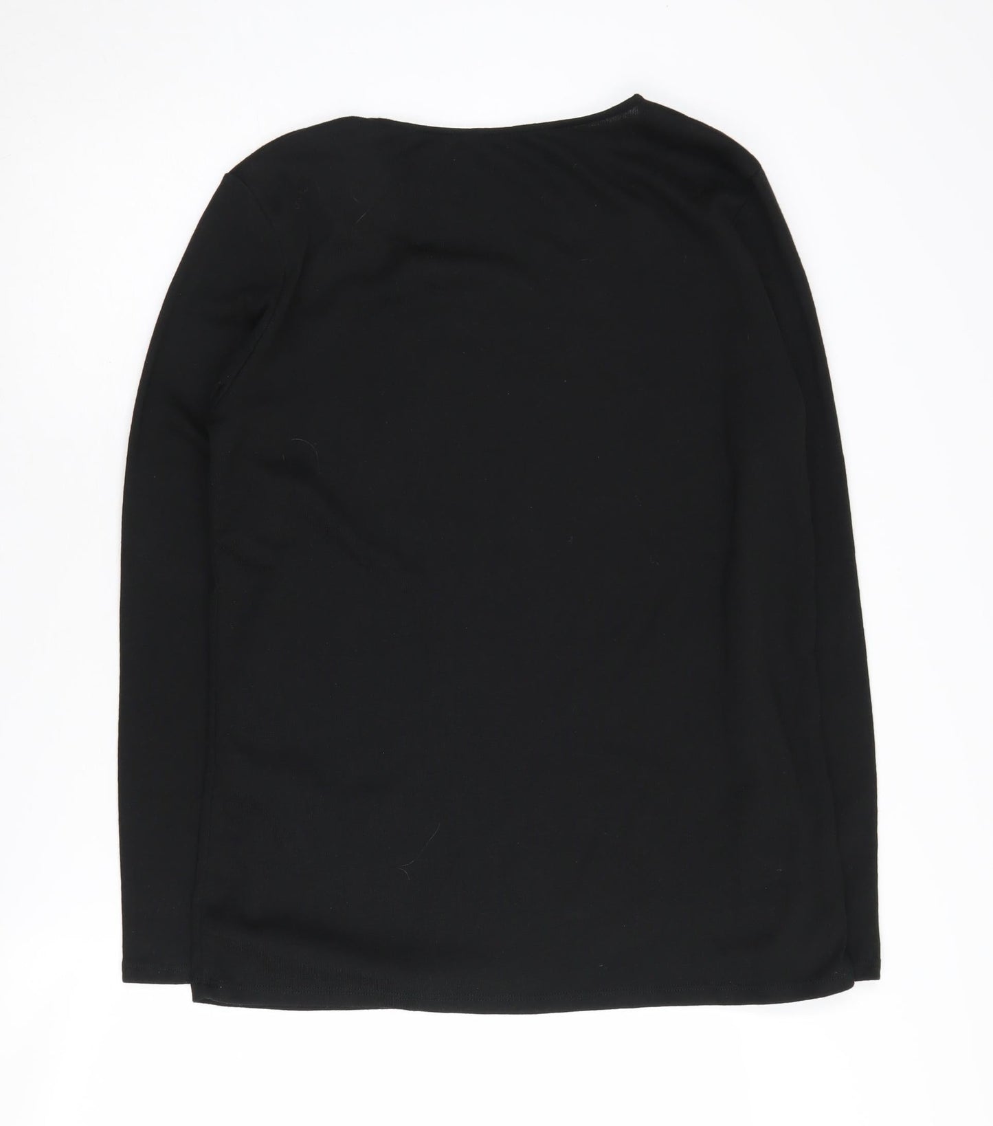 Damart Women's Black XL V-Neck Pullover Jumper
