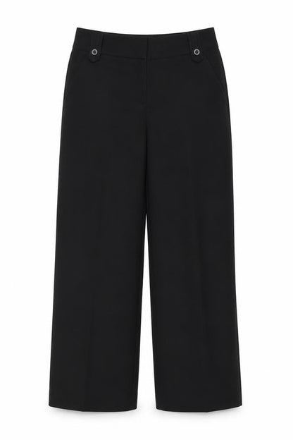 Next Women's Black Trousers Size 12, Polyester, Good Condition