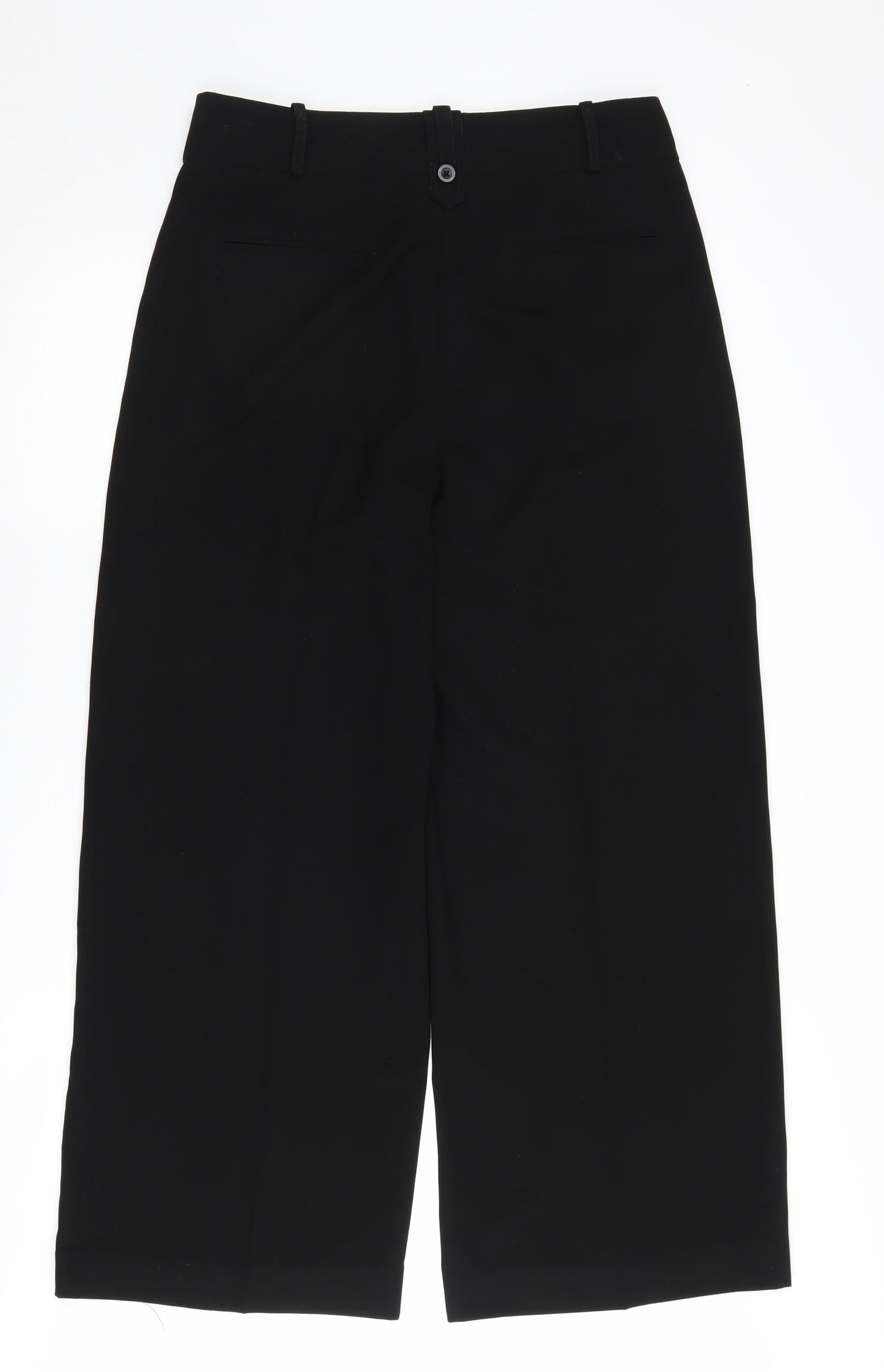 Next Women's Black Trousers Size 12, Polyester, Good Condition