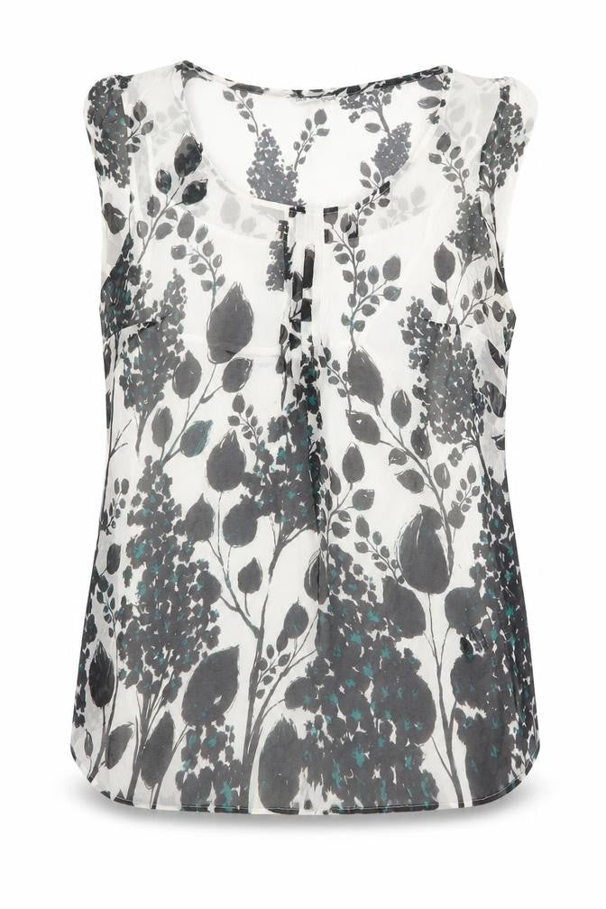 Marks & Spencer Women's Floral Silk Camisole - Size 14
