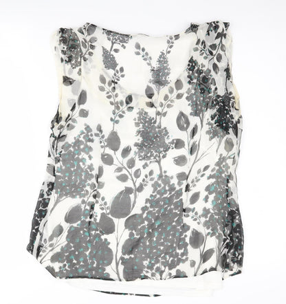 Marks & Spencer Women's Floral Silk Camisole - Size 14