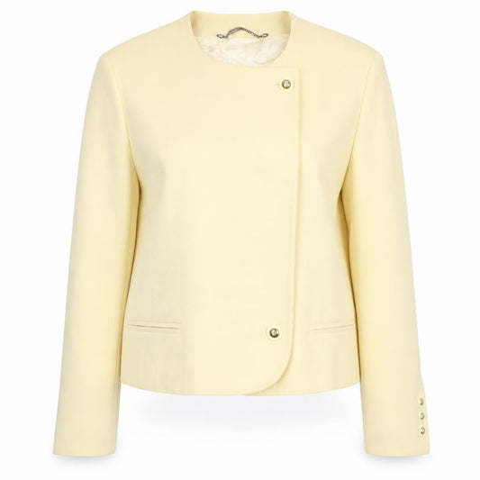 Hucke Mode Ivory Women's Blazer Size 14