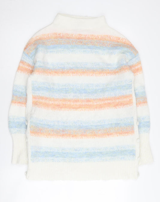 Monsoon Women's Multicoloured Striped Knit Jumper M