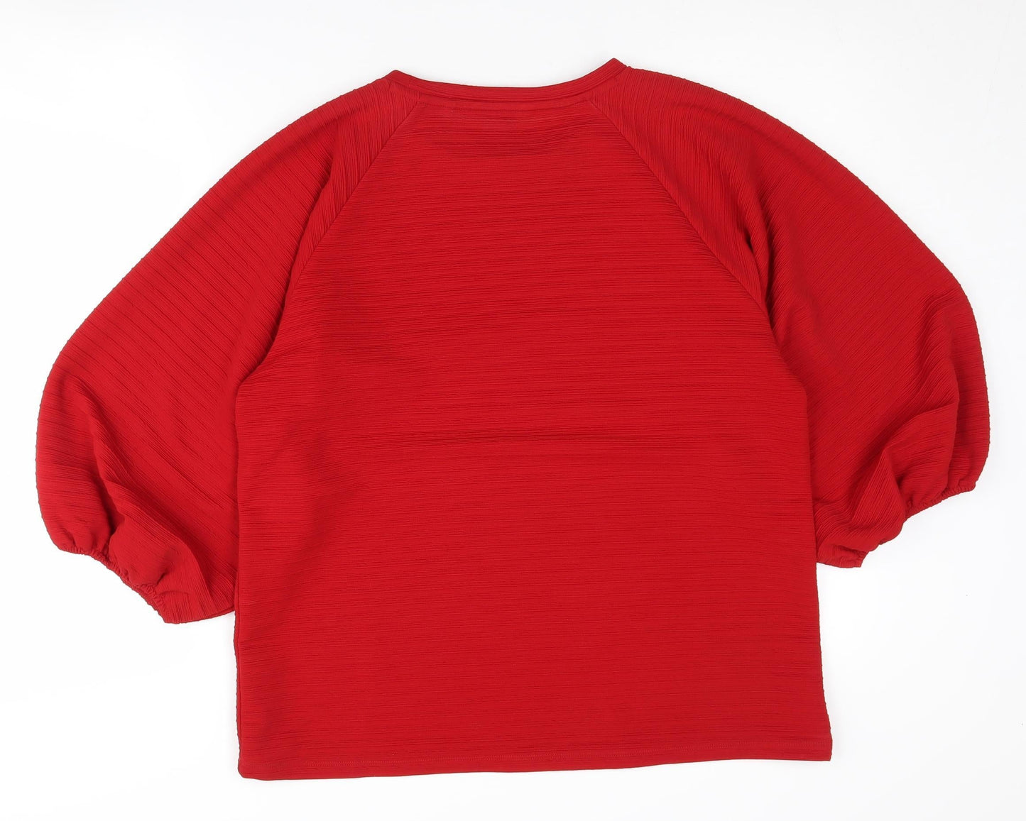 Next Women's Red Crew Neck Jumper Size 14