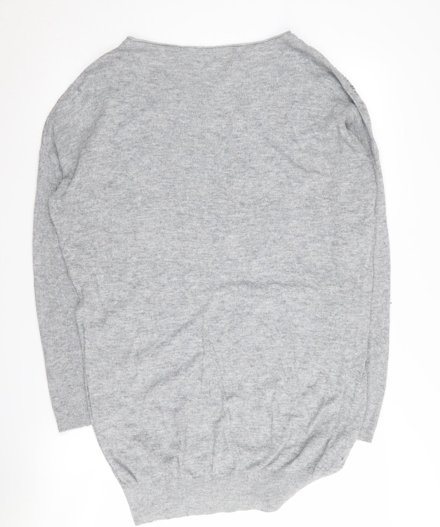 Next Grey Sequin Women's Long Sleeve Jumper Size 10