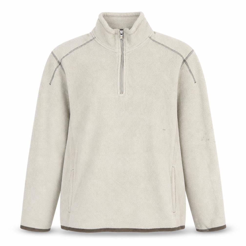 Next Men's Beige Medium Pullover Fleece Sweatshirt