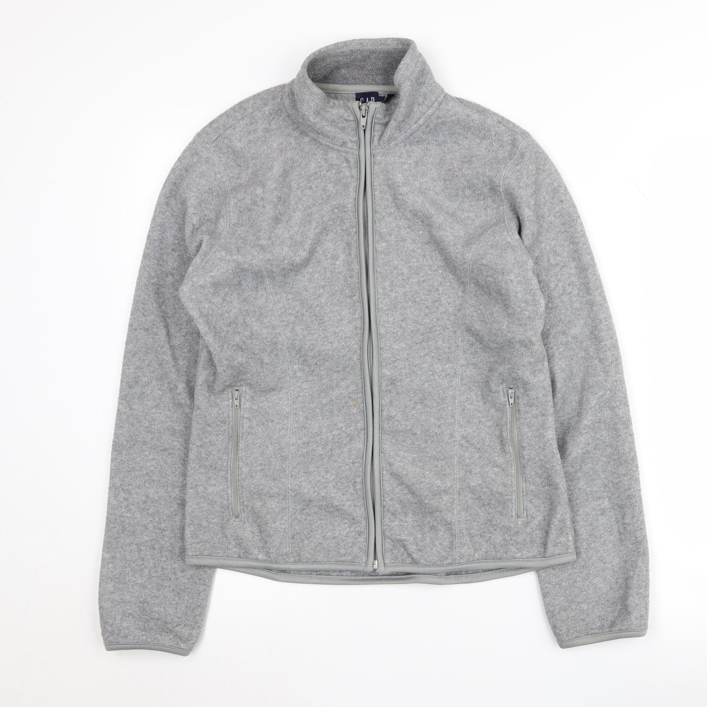 Gap Women's Grey Full Zip Jacket Size M
