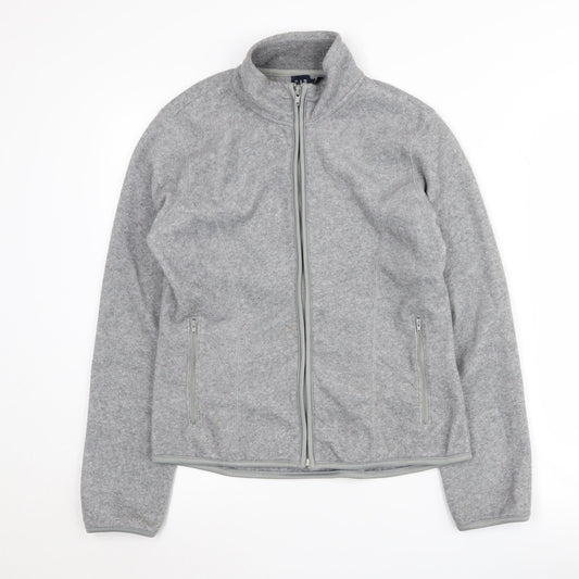 Gap Women's Grey Full Zip Jacket Size M
