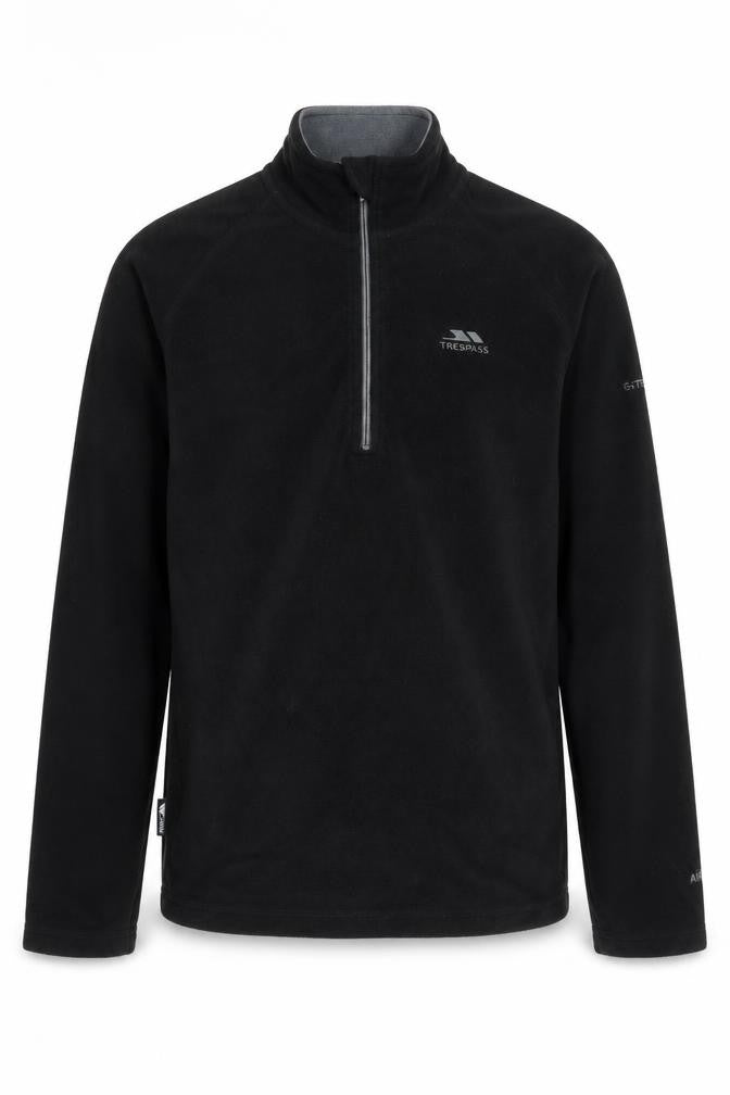 Trespass Men's Black XS Pullover Fleece Sweatshirt
