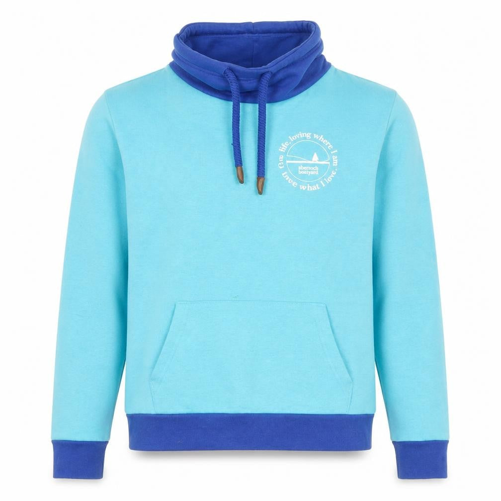 Stonewashed Men's Blue Pullover Sweatshirt M