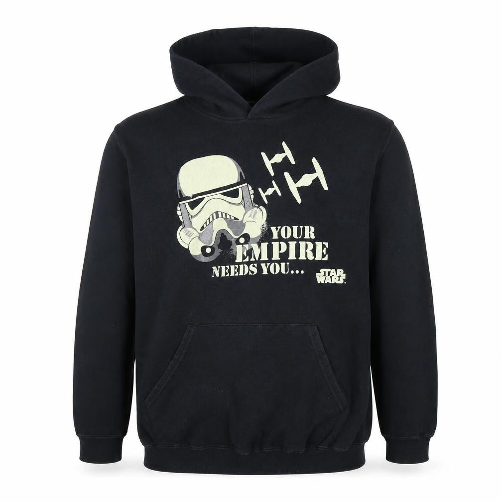 Star Wars Boys Black Pullover Hoodie 14-16 Years
