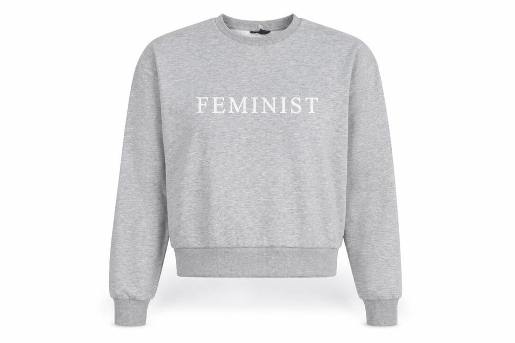 Topshop Women's Grey Pullover Sweatshirt Size 8