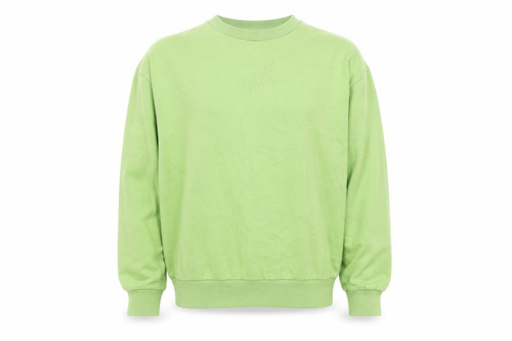 Collusion Men’s Green Cotton Sweatshirt, Size M, Pullover
