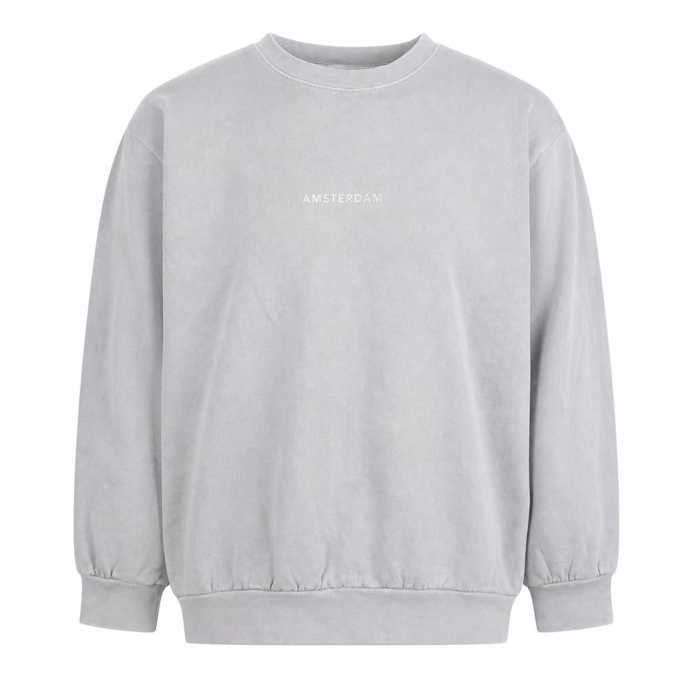 Topman Grey Men’s M Sweatshirt, Crew Neck, Logo