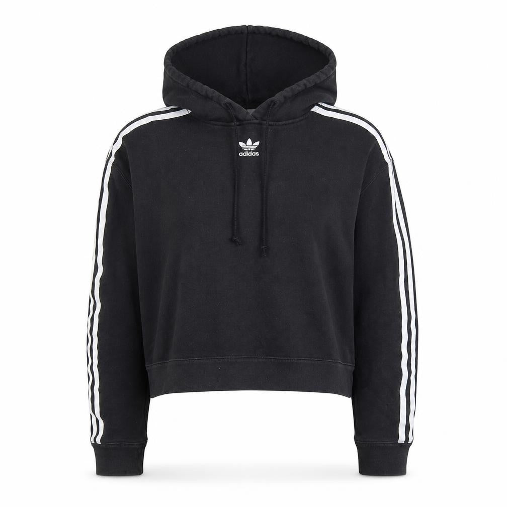 Adidas Women’s Black Hoodie, Size 8, Pullover