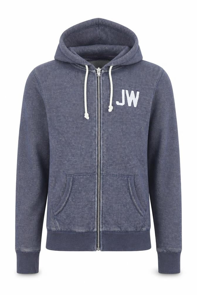 Jack Wills Men's Blue XS Full Zip Hoodie