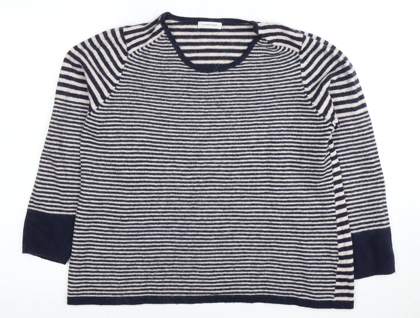 Windsmoor Women's Multicoloured Striped Pullover Jumper XL