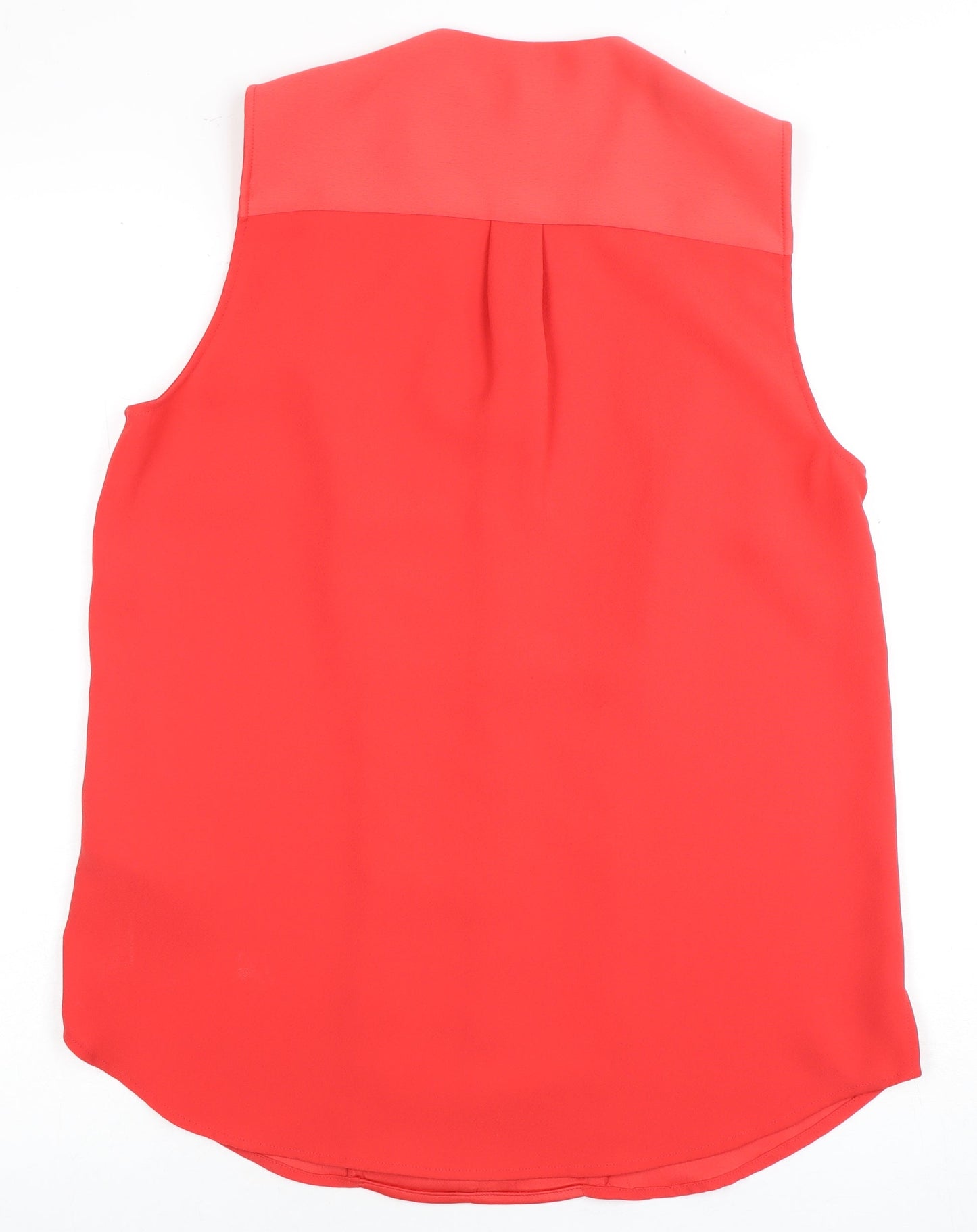 L.K. Bennett Women's Red Sleeveless Top, Size 12, Polyester