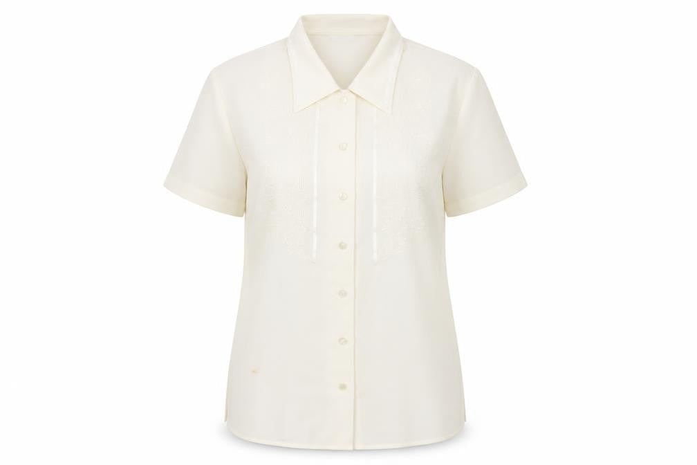 Marks & Spencer Ivory Collared Button-Up Shirt