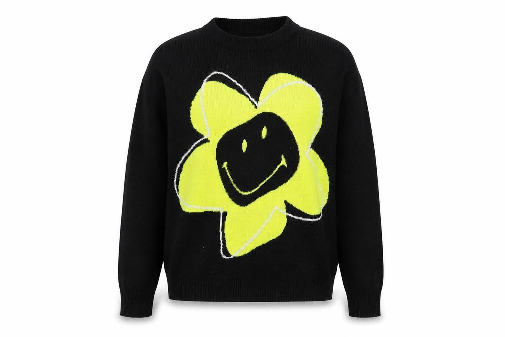 H&M Women's Black Pullover Jumper, M, Relaxed Fit