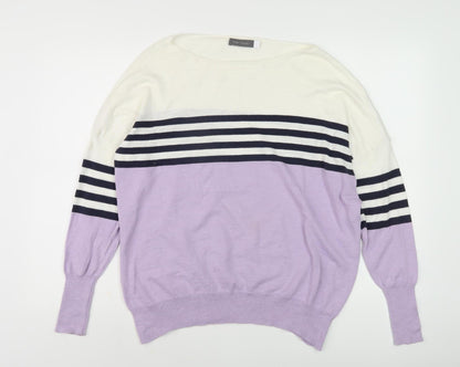 Additional front view of Only & Sons Women's Multicoloured Striped jumper L