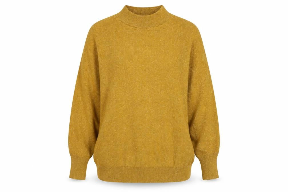 Marks & Spencer Women's Gold High Neck Jumper