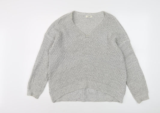 Jacqueline de Yong Women's Grey Pullover Jumper M