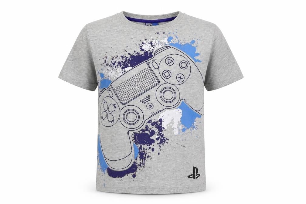 PlayStation Boys Grey Graphic Print T-Shirt XL
