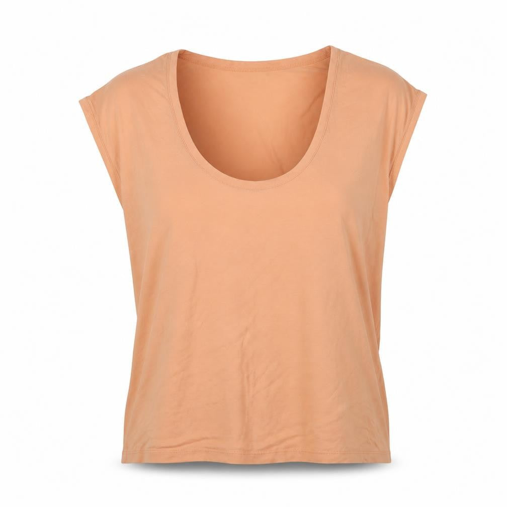 Massimo Dutti Women's Beige XS Basic T-Shirt