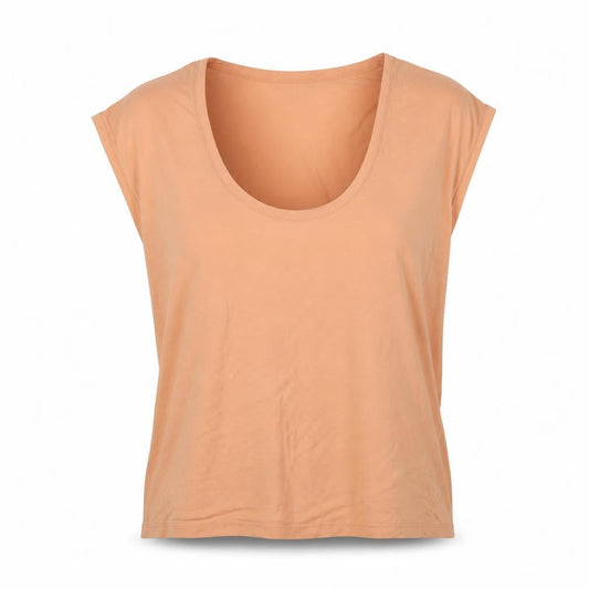 Massimo Dutti Women's Beige XS Basic T-Shirt