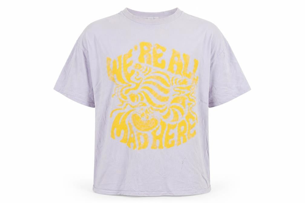 H&M Men's Grey Graphic Print T-Shirt Size M