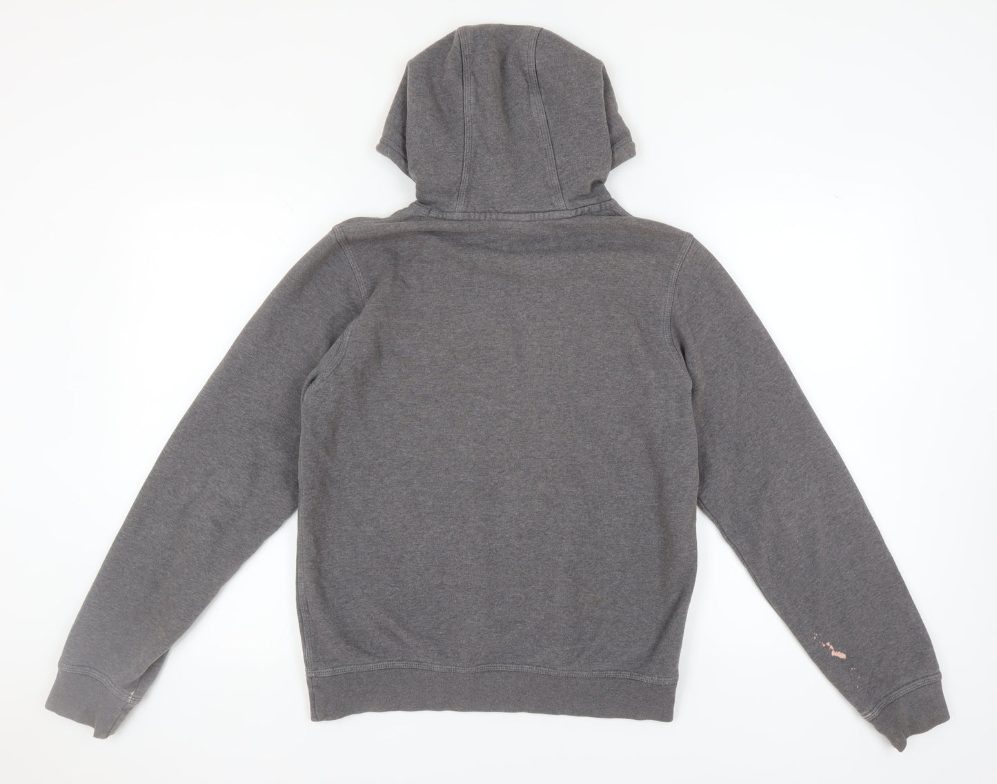 Nike Men's Grey Pullover Hoodie S Logo Hooded