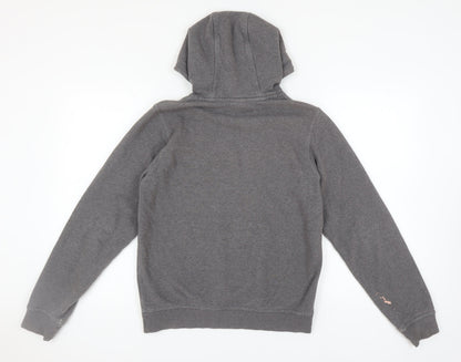 Nike Men's Grey Pullover Hoodie S Logo Hooded