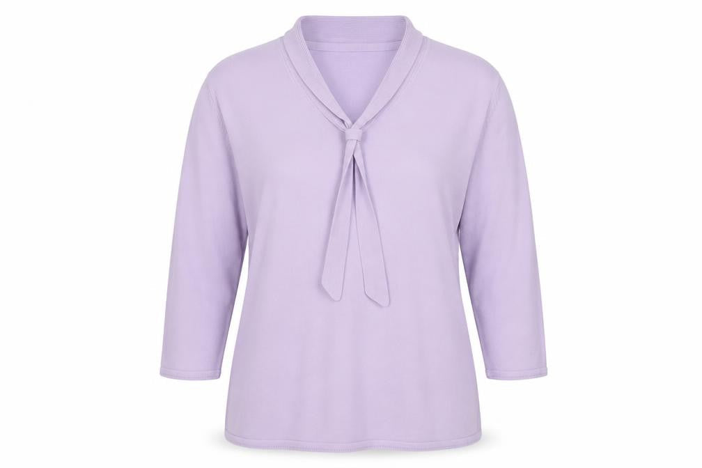 Eastex Women's Purple Cowl Neck Jumper Size 14