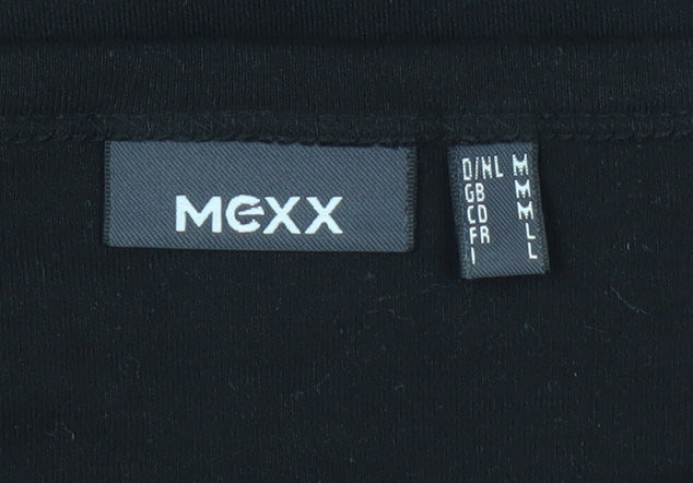 Mexx Women's Black Long Sleeve Basic T-Shirt L