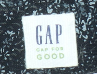 GAP Women's Black Skinny Ankle Trousers, 2XS, Floral